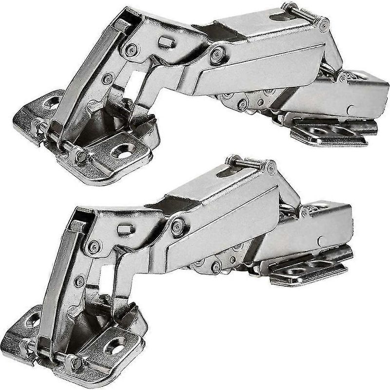 X 175-grad-scharniere Für Rahmenlose Schranktüren, Verstellbare, Verdeckte Hydraulikscharniere, Neu