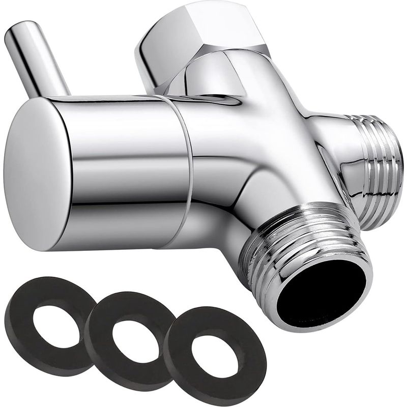 G1/2"-duschumstellventil, 100 % Massives Messing, Duscharm-umstellventil Für Handbrause Und Fest Installierten Duschkopf, 20 Mm