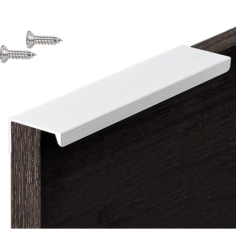 Unsichtbare Schrankgriffe Von Pieces, Reinweiß, Küchengriffe, Türgriffe, Schubladengriffe, Möbelgriffe Für Kleiderschrank, Schlafzimmer, Badezimmer, Schublade.