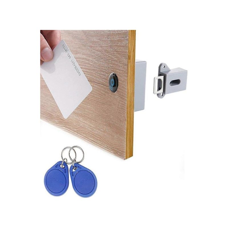 Unsichtbares Elektronisches Schloss Für Schränke, Verstecktes Schloss, Rfid-schloss Zum Selbstbau Für Holzschränke, Schubladen Oder Wandschränke.