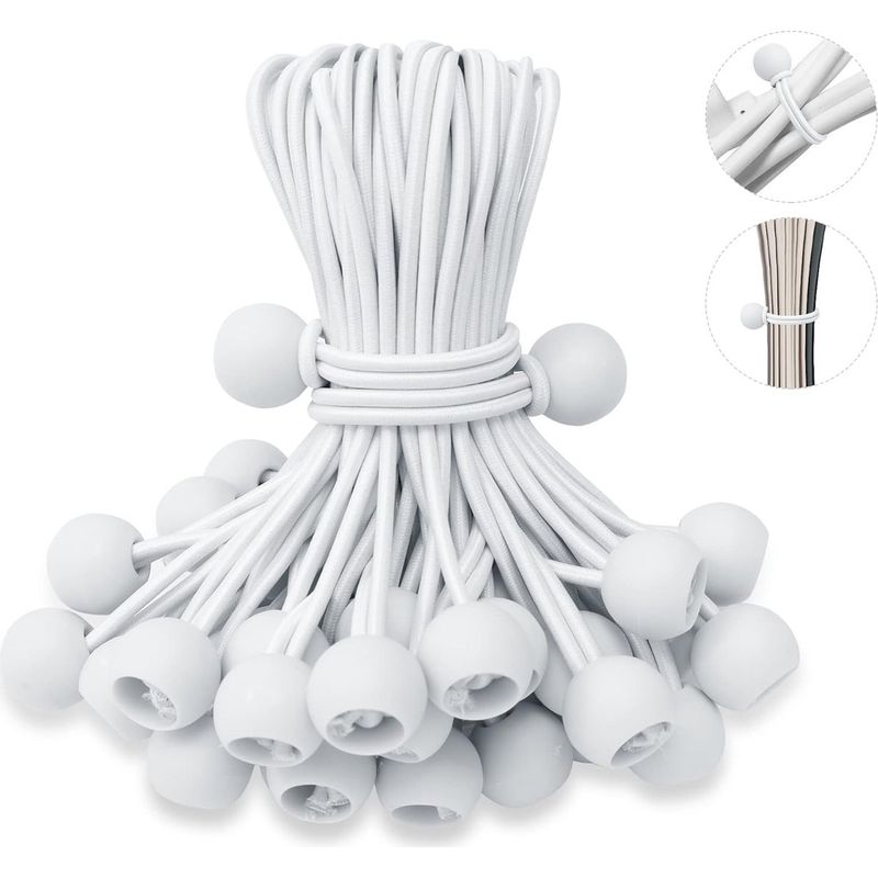 50 Stück – 15 Cm – Elastische Kordel – Spanngummi – Spannbänder – Elastische Kordeln Mit Kugeln
