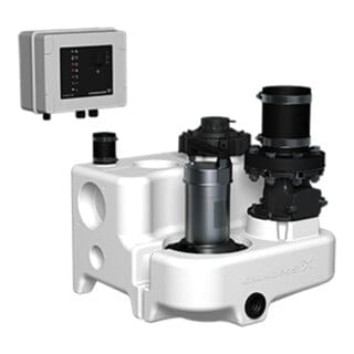 Hebeanlage Multilift MSS.11.1.2 1 x 230V 1,1kW Schuko 97901037 - Grundfos
