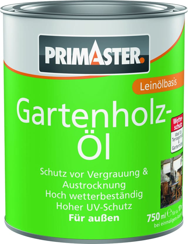 Primaster Gartenholzöl 750 ml douglasie Holzschutzmittel