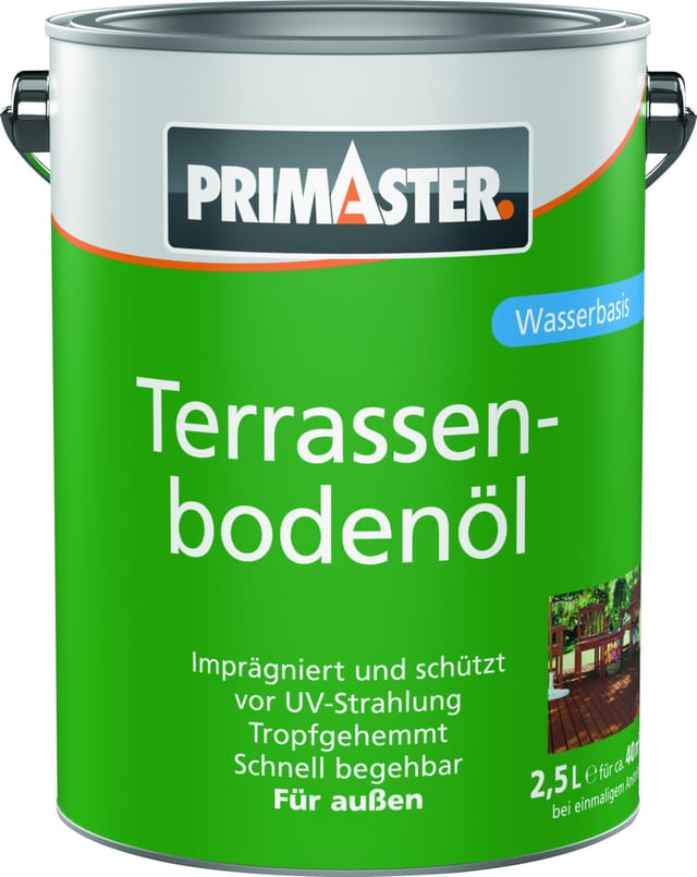 Primaster Terrassenbodenöl 2,5 L teak Holzschutzmittel