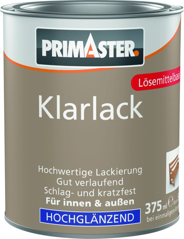 Primaster Klarlack 375 ml farblos hochglänzend Lack