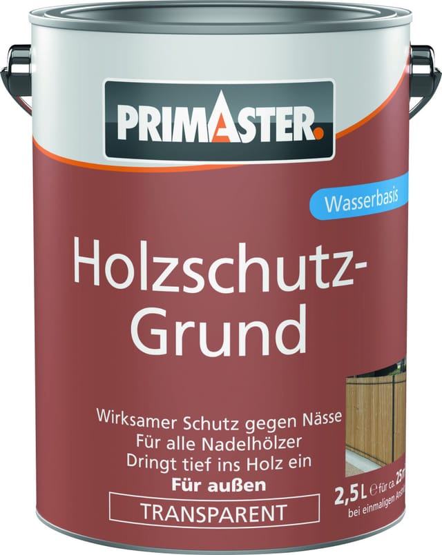 Primaster Holzschutz-Grund 2,5 L farblos Holzlasur
