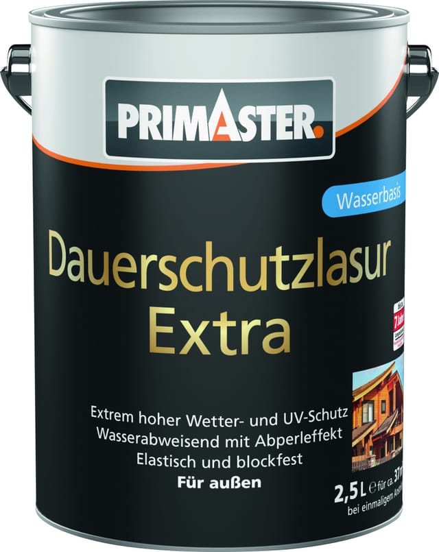 Primaster Dauerschutzlasur Extra 2,5 L nussbaum Holzlasur