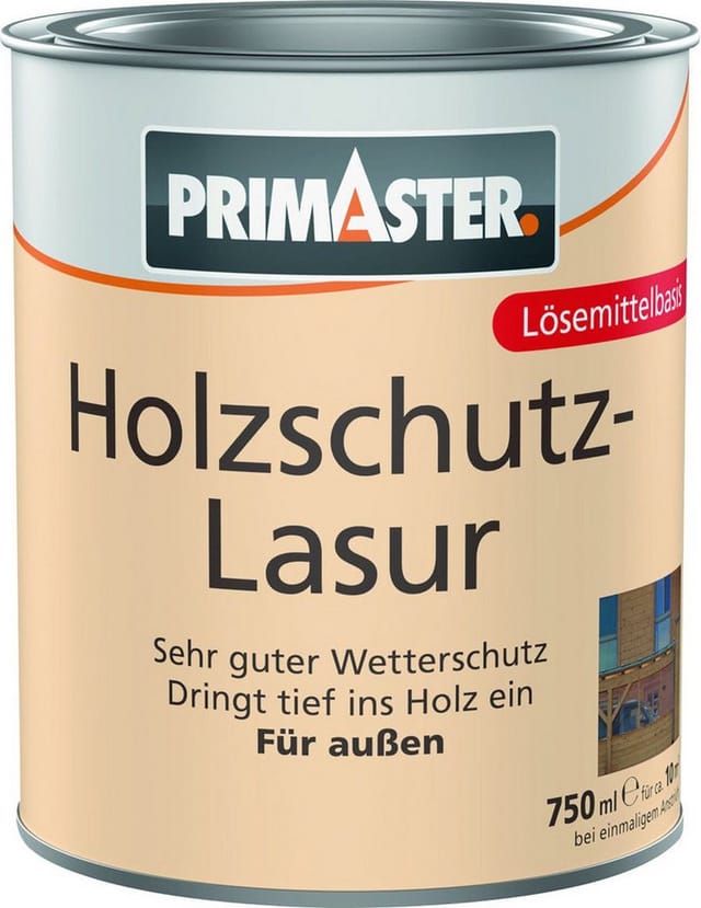 Primaster Holzschutz-Lasur 750 ml farblos Holzlasur