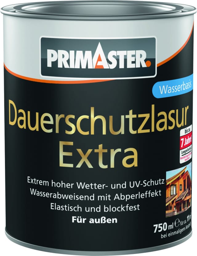 Primaster Dauerschutzlasur Extra 750 ml palisander Holzlasur