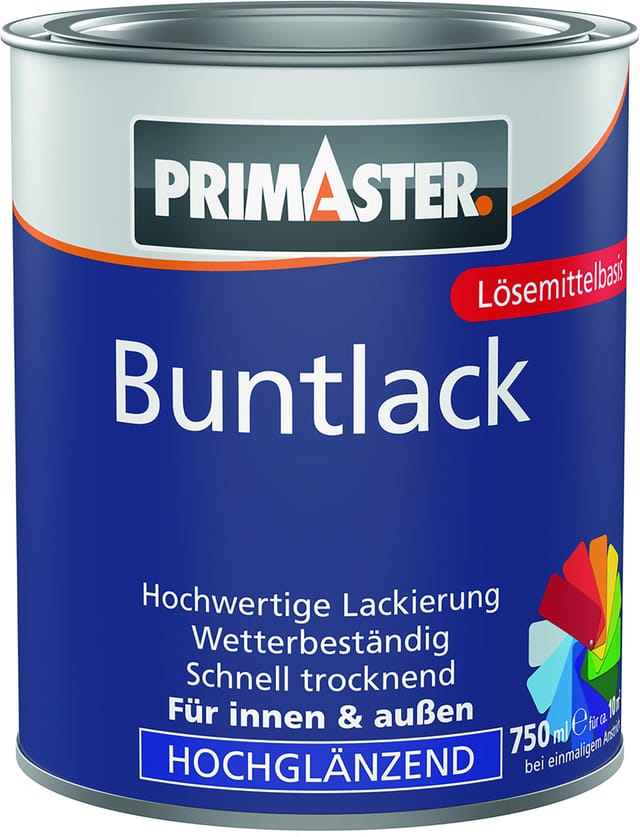 Primaster Buntlack 750 ml hellelfenbein hochglänzend Lack