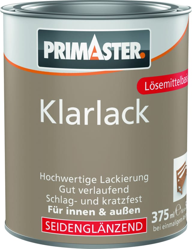 Primaster Klarlack 375 ml farblos seidenglänzend Lack