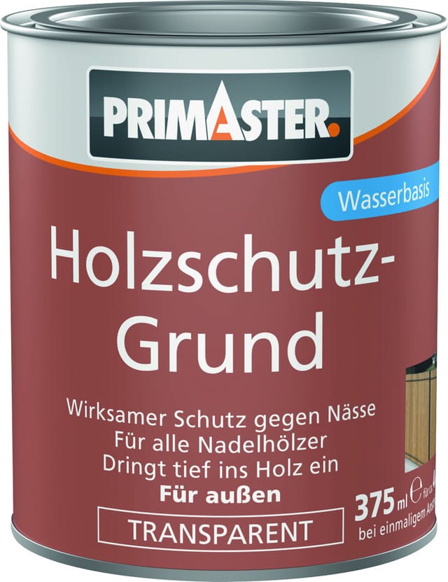 Primaster Holzschutz-Grund 375 ml farblos Holzlasur