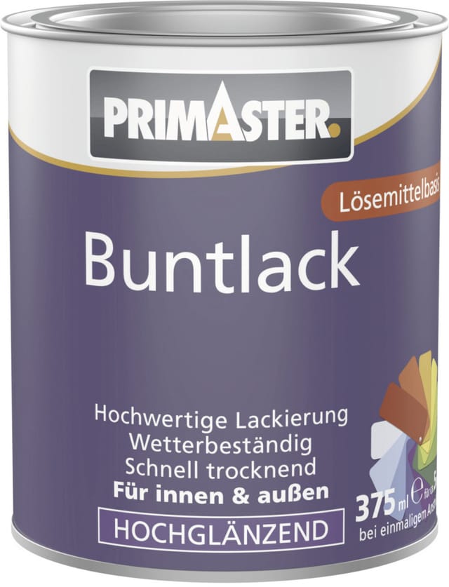 Primaster Buntlack 375 ml hellelfenbein hochglänzend Lack