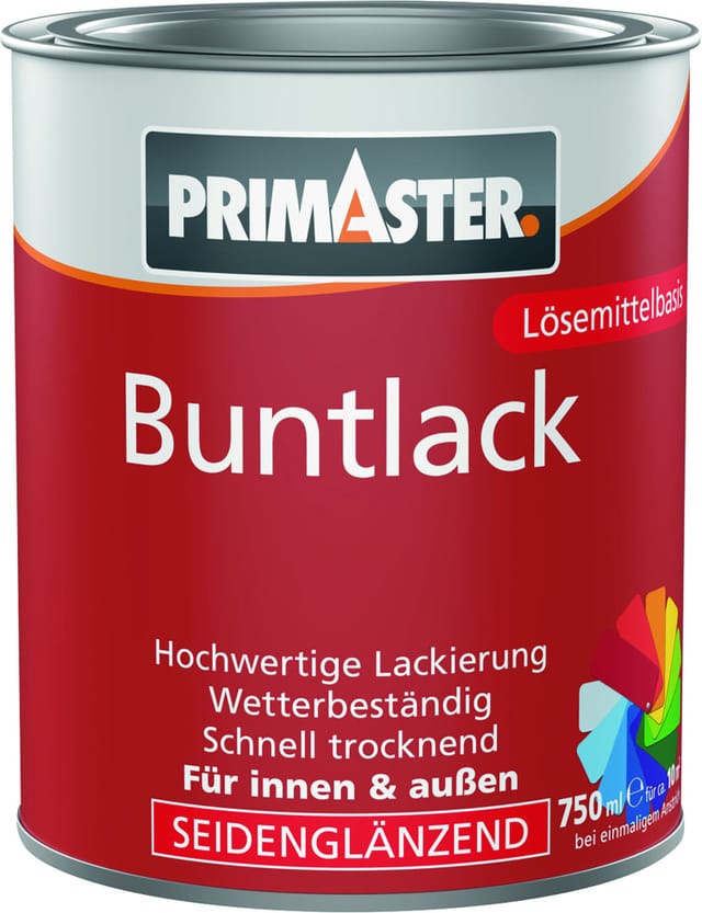 Primaster Buntlack 750 ml lichtgrau seidenmatt Lack