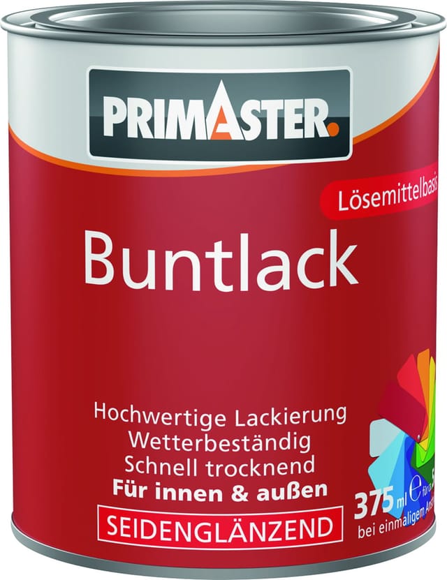 Primaster Buntlack 375 ml nussbaum seidenmatt Lack