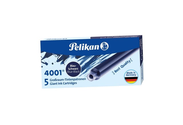 Tintenpatrone 4001 GTP/5 Großraumtintenpatrone nicht löschbar blau/schwarz 5 St./Pack.