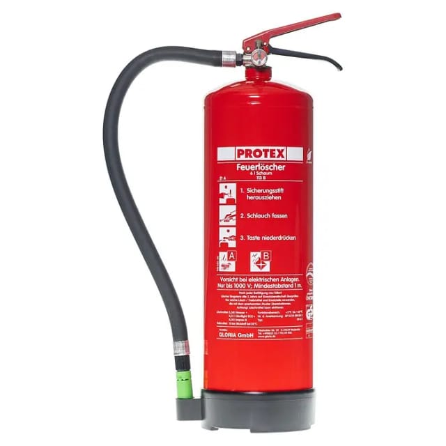 Protex Schaum-Feuerlöscher SD6-E 6 Liter