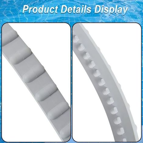 Klvgtifs Pu - 2er-pack Rcx23002 Aquavac Tiger Shark Riemen Für Hayward Aquavac Tiger Shark Und Shakvac Poolreiniger (schienenlänge 75 Cm)