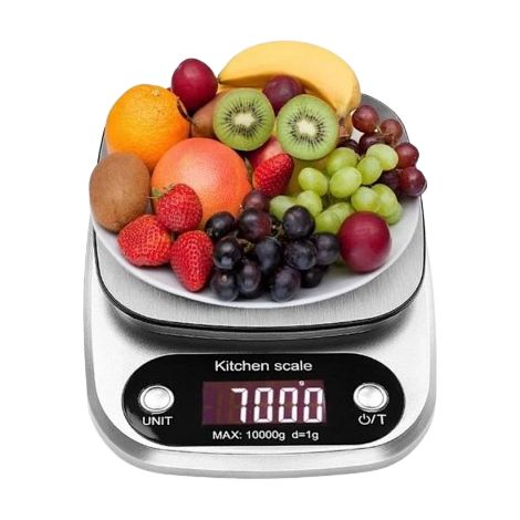 Klvgtifs Pu – Hochpräzise Elektronische Küchenwaage 10 Kg/1 G, Großes Lcd-display, Ideal Zum Backen Von Kuchen, Torten Und Keksen. Für Den Professionellen Einsatz.