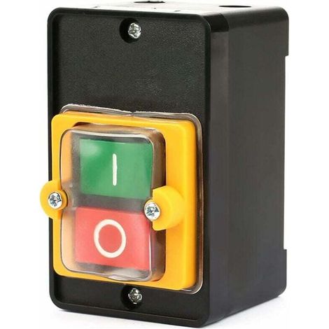 Klvgtifs Pu – Drucktaster, Ac 220 V / 380 V, 10 A, Wasserdicht, Ein-/dreiphasen-leistungsschalter, Ein-/ausschalter Mit Gehäuse