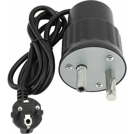 Klvgtifs Pu – 220-v-elektrogrill Mit Drehspießmotor – 4 W Leistung – Tragkraft Bis Zu 24 Kg – Leichtes Aluminium – Geschwindigkeit 1 U/min/3 U/min
