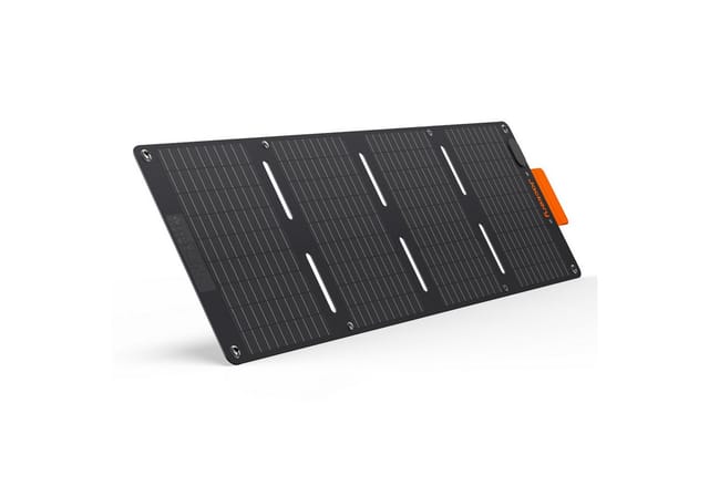 Jackery SolarSaga 40 Mini-Solarmodul, tragbare Solarmodule mit USB-C & USB-A Ports, faltbares Solar-Ladegerät in Buchgröße für Telefone, kompatibel