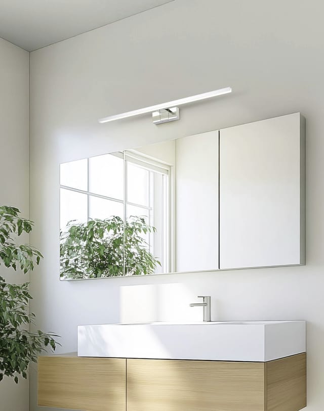 Eglo LED Spiegelleuchte Conettila chrom 60 x 13 cm warmweiß-kaltweiß