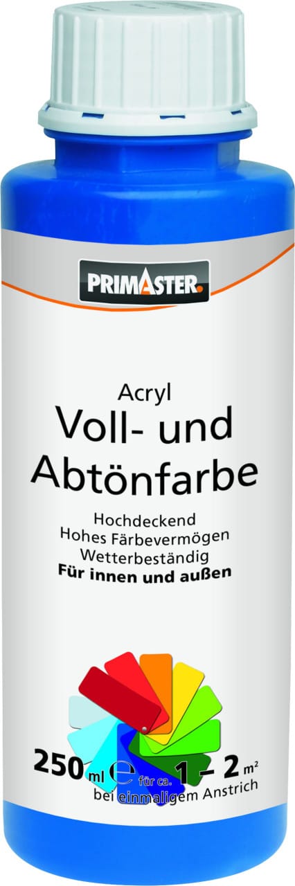 Primaster Voll- und Abtönfarbe 250 ml blau matt