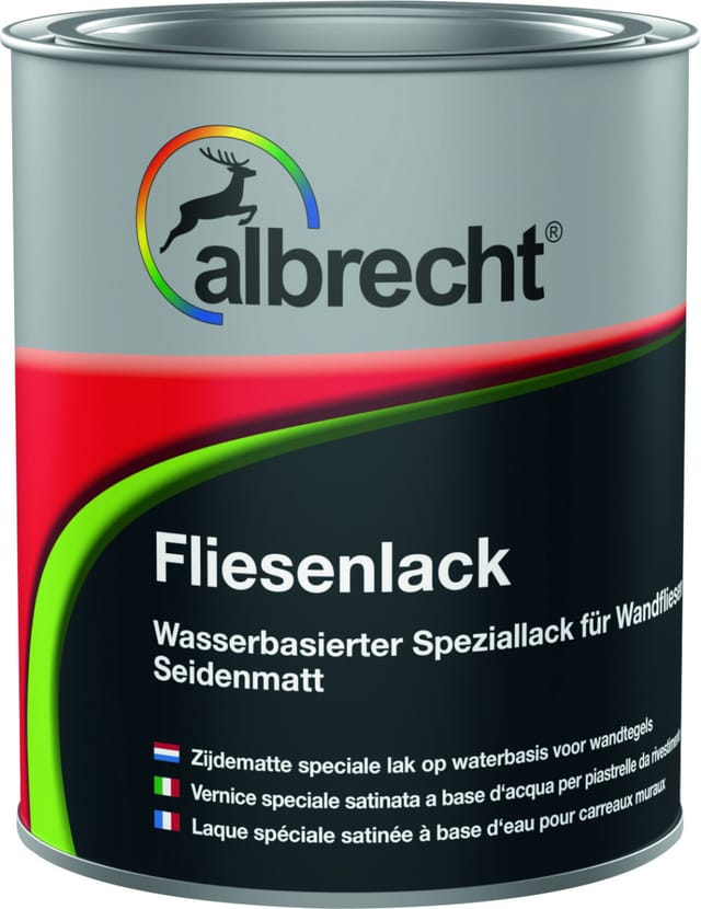 Albrecht Fliesenlack 750 ml weiß seidenmatt