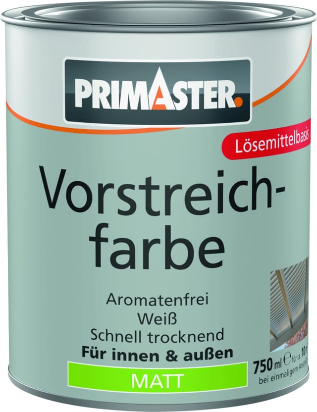 Primaster Vorstreichfarbe 750 ml weiß matt