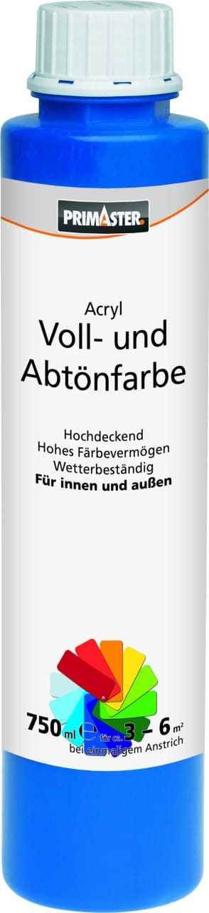 Primaster Voll- und Abtönfarbe 750 ml ultramarin matt