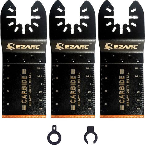 Oszillierendes Sägeblatt – Hartmetall – Zum Schneiden Von Gehärtetem Metall, Edelstahl Und Fiberglas – 3er-pack