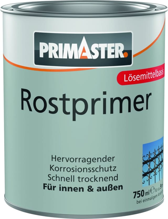 Primaster Rostprimer Rostschutzgtrundierung silbergrau 750 ml
