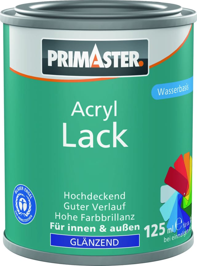 Primaster Acryl Lack cremeweiß glänzend 125 ml