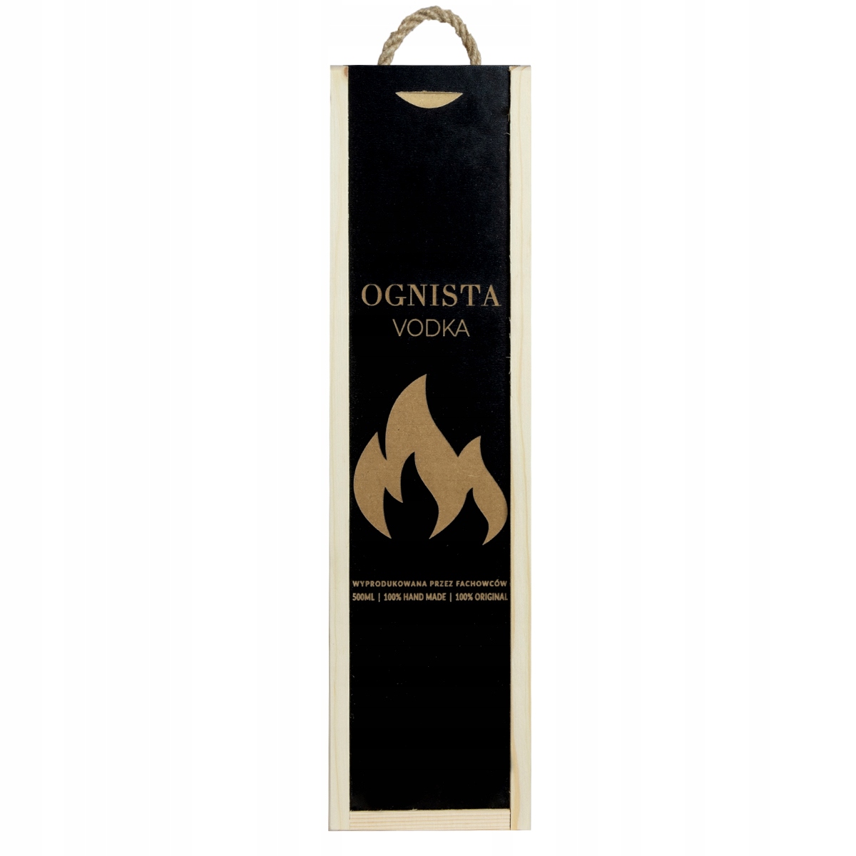 Holzkiste Für Wein Und Wodka Ognista Vodka