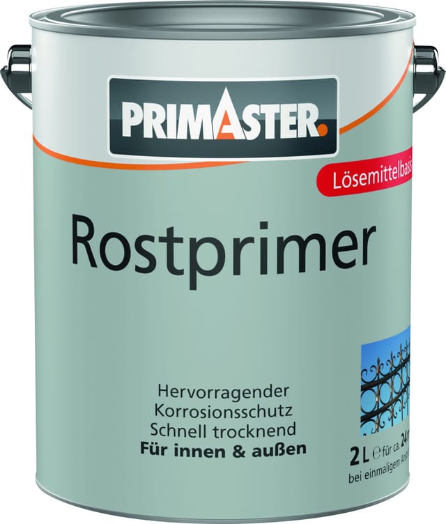 Primaster Rostprimer Rostschutzgrundierung silbergrau 2 L