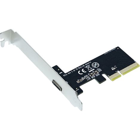 Ein Externer Pcie 4.0 4x-konverter Verbessert Das Wärmemanagement Des Sff8612-servers.