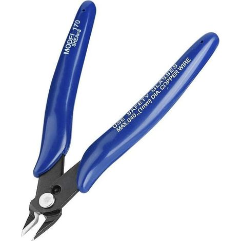 Drahtschneider – Präzise Schräge Klinge Aus Hrc 58 Hss-stahl – 95 Mm Ergonomischer Griff – Für Elektronik, Schmuck Und Modellbau – 1 Stück