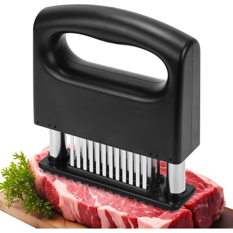 Fleischzartmacher, Fleischzartmacher-nagelpistole, Ausgestattet Mit 48 Ultrascharfen Edelstahlnadeln, Kompakt Und Tragbar, Geeignet Zum Zartmachen Von Rind- Und Hühnerfleisch