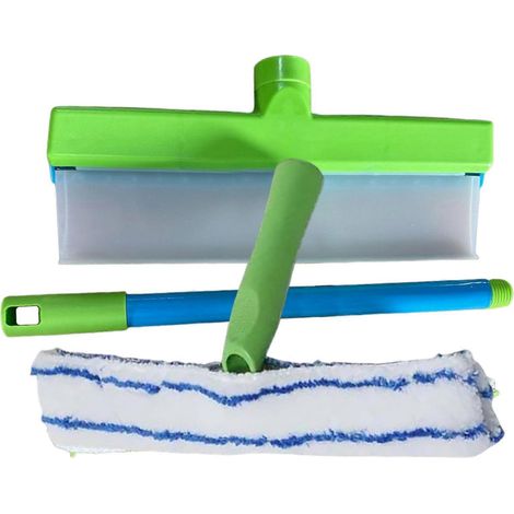 Wasserreinigungsset Mit Silikonabzieher, Wiederverwendbares Fensterreinigungswerkzeug Mit Silikonabzieher Und Mikrofaserbürste, Geeignet Für Die Professionelle Fahrzeugwartung (fmy).