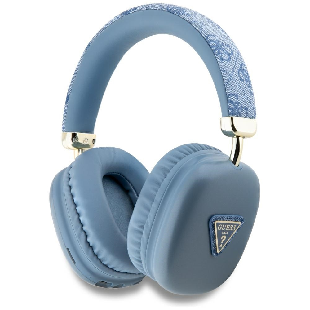 Raten Sie Pu-leder 4g-dreieckslogo Kabellose Kopfhörer Blau - Gubhk1p4tpb