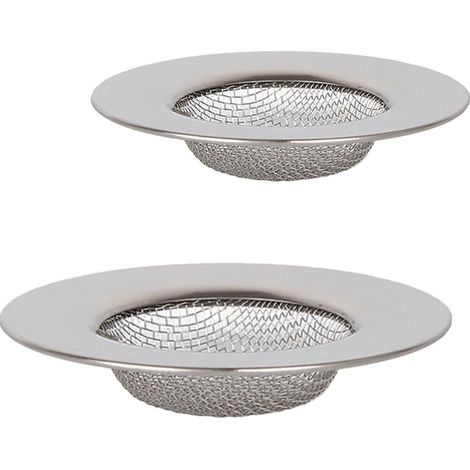 Spülbecken-sieb – Edelstahl-abflussfilter – Für Küchen-, Badezimmer- Und Duschspülen – 2 Stück