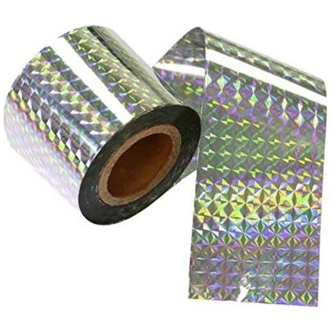 Taubenabwehrband – Doppelseitig Holografisch – 2,4 Cm X 80 M – Visueller Schutz Für Dächer, Balkone Und Terrassen – 1 Stück