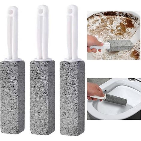 Bimsstein-toilettenbürste Zur Reinigung Und Entkalkung Von Toiletten – Grau, 3,8 X 3,8 X 23,5 Cm, 1 Stück