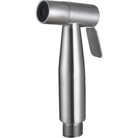 Bidet-sprühkopf – Edelstahl – Einstellbarer Wasserdruck – Oberfläche In Gebürstetem Nickel – G 1/2"-anschluss – Für Wandhängende Wcs – 1-teilig