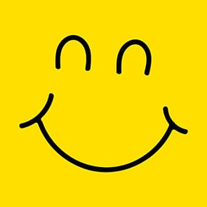 Servietten Big Smile gelb 33 x 33 cm 20 Stück Servietten