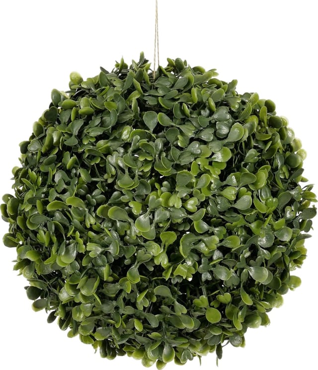 Mica Decorations künstlicher Buchsbaum grün Ø 20 cm Hängend