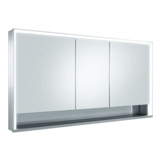 KEUCO Royal Lumos Spiegelschrank Wandvorbau 3-türig, kurze Tür,