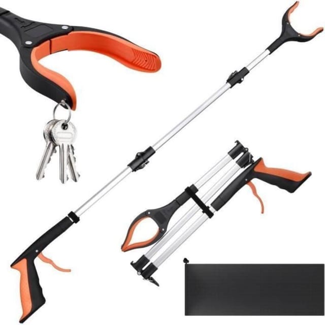 Greifzange Für Erwachsene, 109 Cm Langer Magnetischer Greifer Mit Drehbarem Kopf, Greifer Zum Aufheben