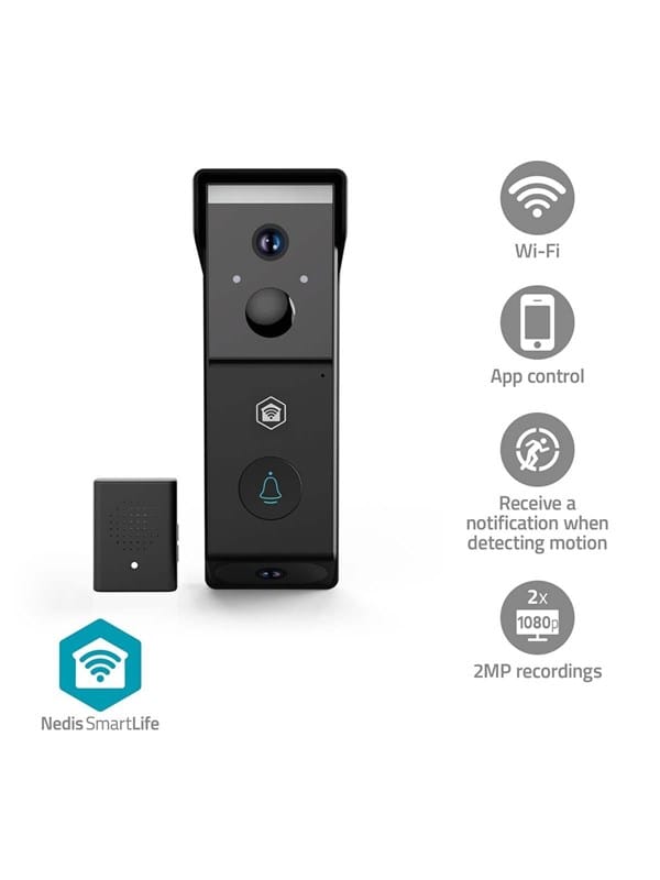 Nedis TÜRSPRECHANLAGE SMARTLIFE (WIFICDP31BK SW)